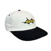 Image 1 of MÁGICO - "Cracked" Unstructured snapback (natural/black)