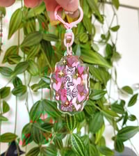 Image 1 of Heartsies Cat - Keychain Charm