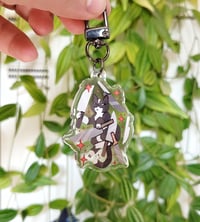 Image 1 of Knife Cat - Keychain Charm
