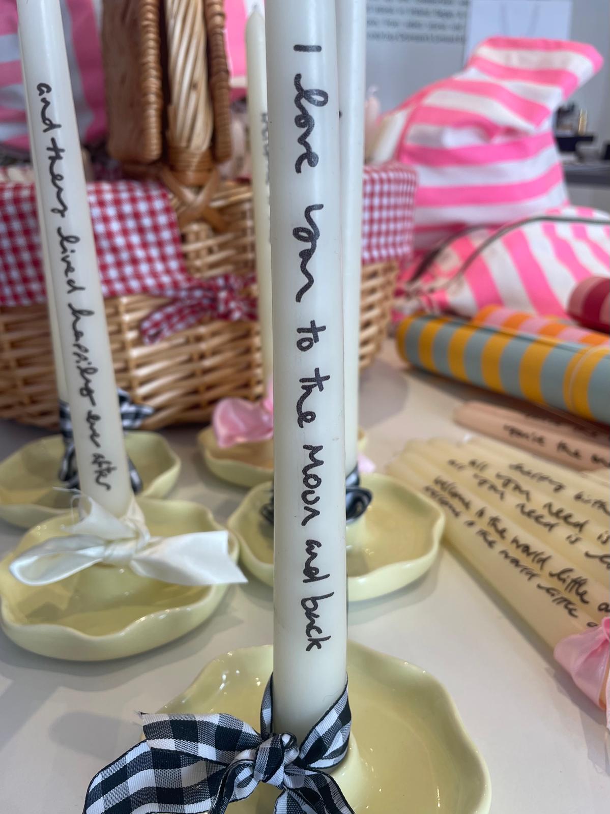 Image of 'I Love You To The Moon And Back' candles