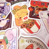 ✦Animals at Work glitter stickers✦