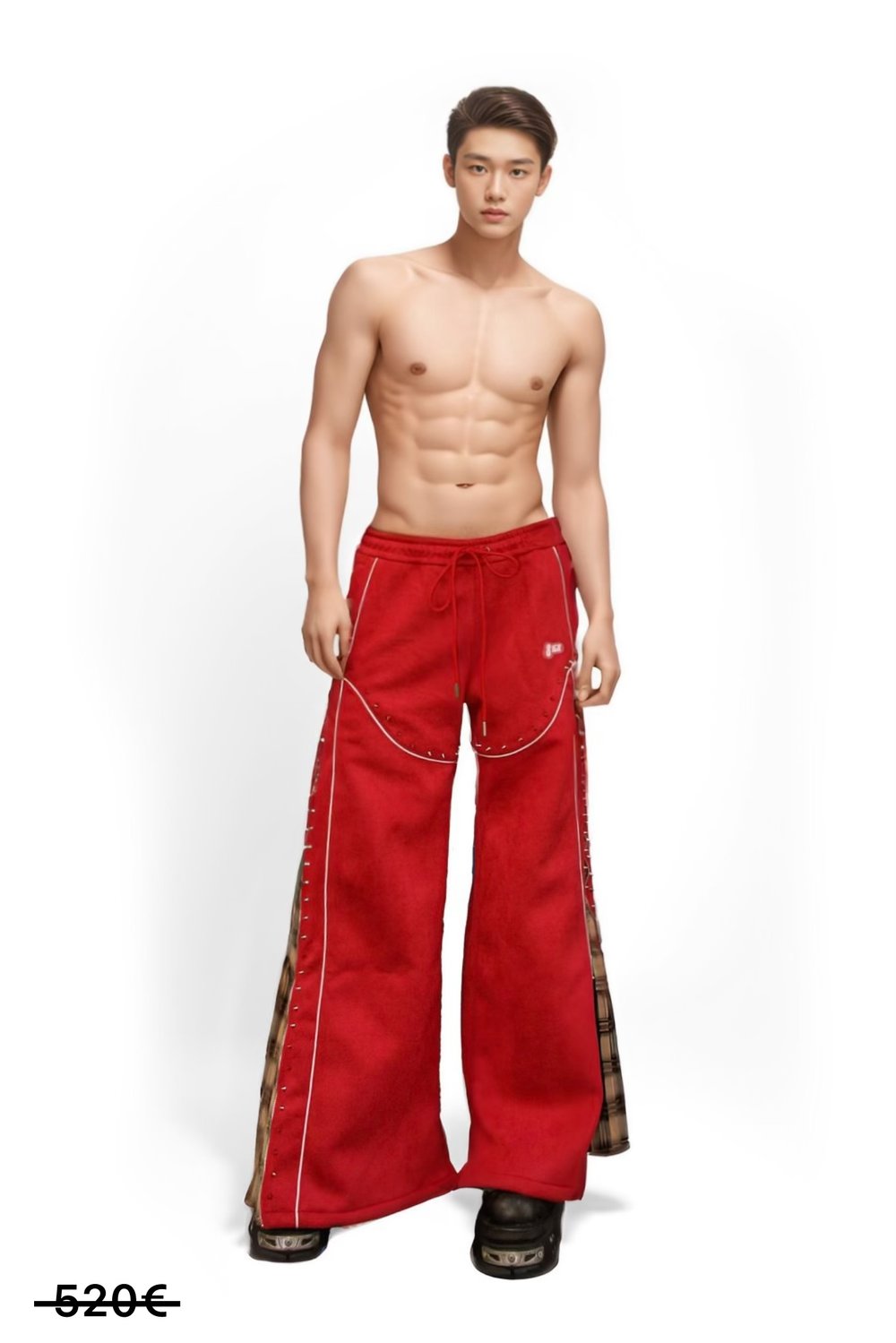 ⭐️ ⭐️ 80% OFF PLAID TRACKSUIT pants red