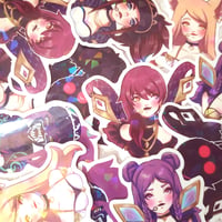 Image 1 of ✦K/DA holographic stickers✦