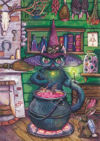 Image 1 of Potion Master Full Size Diamond Painting by Sara Szewczyk