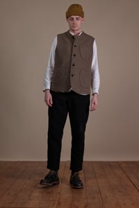 Image 5 of Clayton wool Gilet - Mole