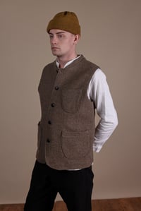 Image 2 of Clayton wool Gilet - Mole