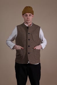 Image 1 of Clayton wool Gilet - Mole