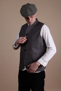 Image 3 of Clayton Gilet - Grey Stripe