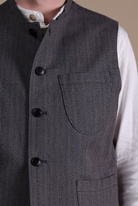 Image 7 of Clayton Gilet - Grey Stripe