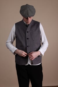 Image 6 of Clayton Gilet - Grey Stripe