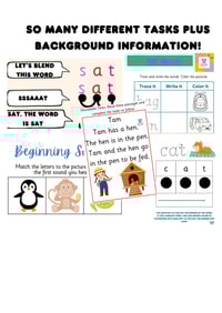 Learn To Read E Book & Activities 100+ pages