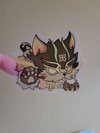 Fiery Lion Sticker