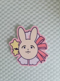 Image 1 of Bunny Clip Sticker