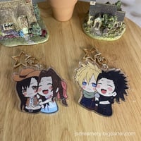 Image 1 of **FINAL STOCK** FINAL FANTASY VII CRISIS CORE - ACRYLIC CHARMS