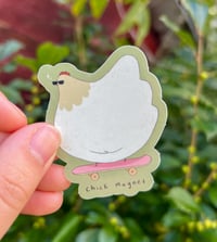 Chick Magnet Sticker
