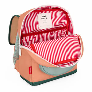 Image of Mochila infantil con solapa y cremallera para niños de 2 a 5 años