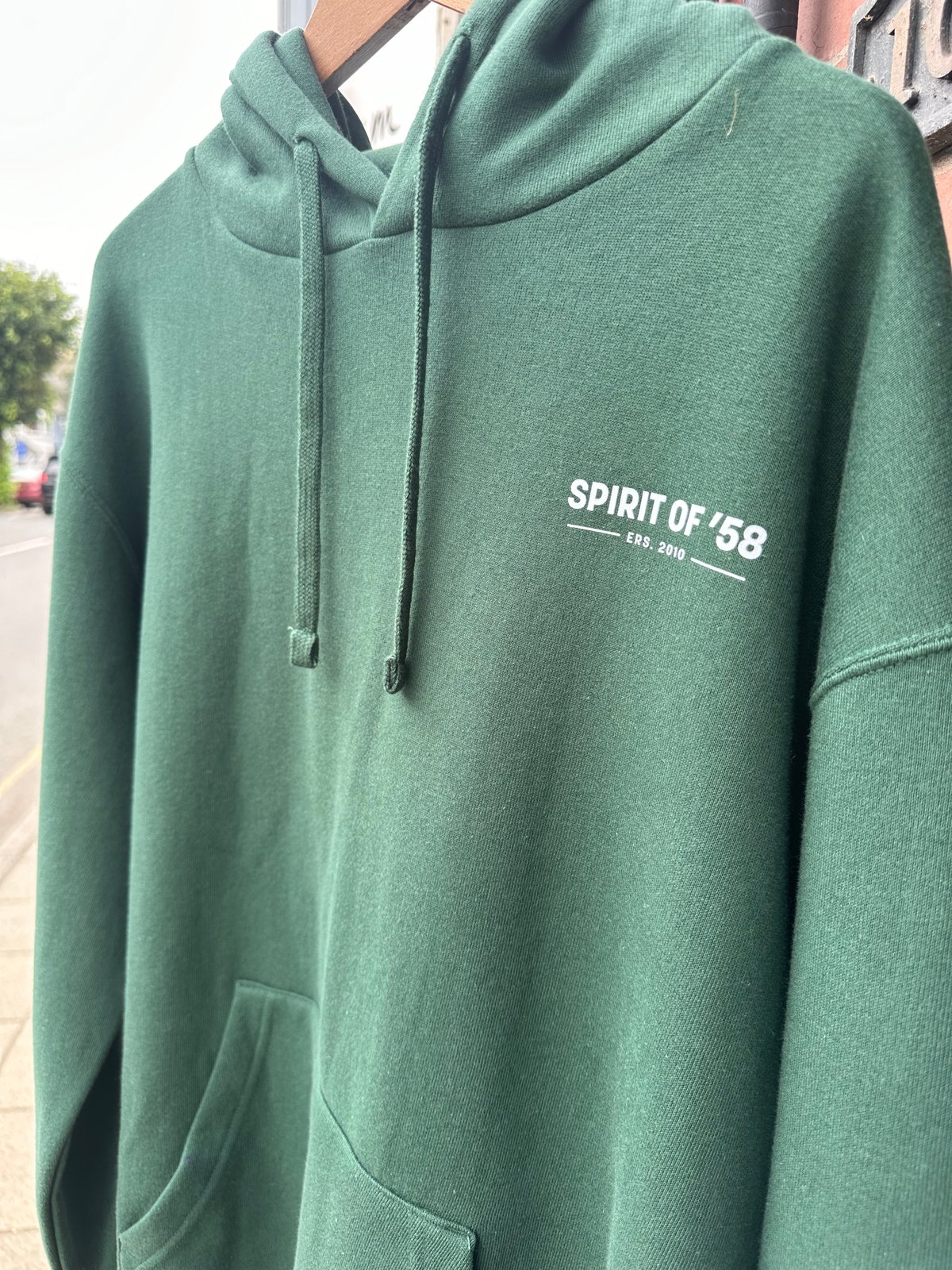 Image of Spirit of 58 Authentic Hoodie in Bottle Green 