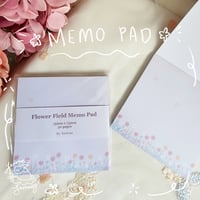 Image 1 of Flower Field Memo Pad 