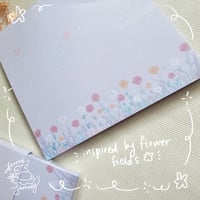 Image 2 of Flower Field Memo Pad 
