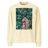 Image 8 of "Arriving" Premium heavyweight long sleeve shirt