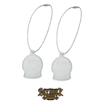Image 2 of Where The Tamales At Mini Xmas Ornaments 2 Pack | Mini Xmas Ornaments 
