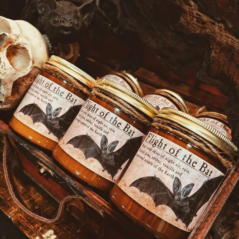 Image of EXTRAS - Worn Doll Flight of the Bat Candle