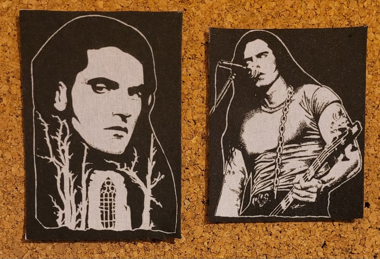 Image of Peter Steele patch set.