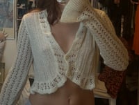 Image 5 of mohair blend cardigan