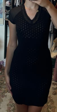 Image 7 of pointelle esprit dress