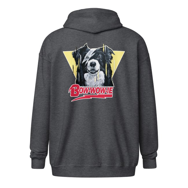 <b>Bow-wowie</b><br>Unisex Zipper Hoodie