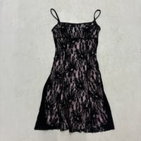 Image 1 of lace overlay dress