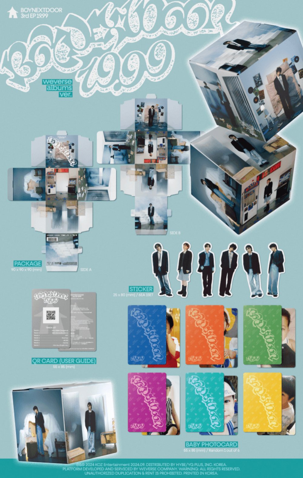 Image of BOYNEXTDOOR 19.99 (Weverse Album) + Weverse Shop POB