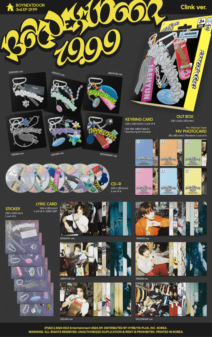 Image of BOYNEXTDOOR 19.99 (Clink Ver.)