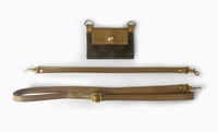 Image 6 of Upcycled Material From LV Luxury Phone Wallet With Strap