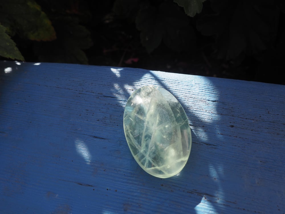 Image of Green Fluorite Palm Stone