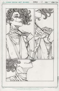 ORIGINAL PENCIL PAGE SIGNED KOMUSO