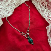 Image 1 of Bloodstone Crystal Necklace