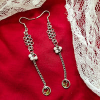 Image 1 of Spinal Chainmaille Earrings