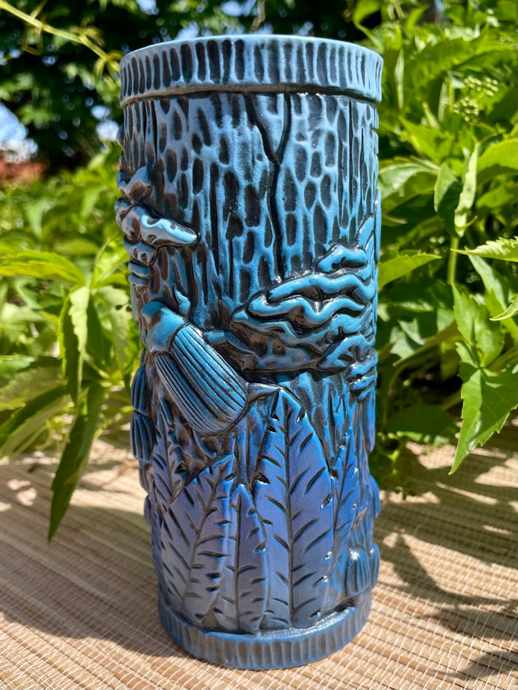 Image of Blue Fungi Peanut Mug