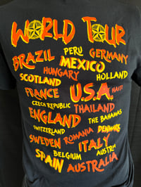 Image 3 of TUFF "World Tour / Countries" Men's Tour T-Shirt (S-3XL) with ORANGE Logo