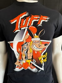 Image 2 of TUFF "World Tour / Countries" Men's Tour T-Shirt (S-3XL) with ORANGE Logo