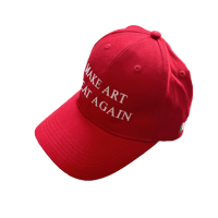 Image 3 of Make Art Great Again Red Cap 🇮🇹