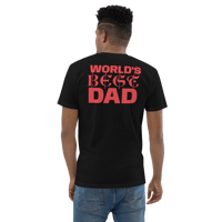 Image 3 of World's Best Dad Fitted T-shirt