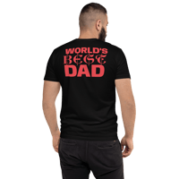 Image 8 of World's Best Dad Fitted T-shirt