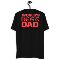 Image 2 of World's Best Dad Fitted T-shirt