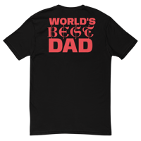 Image 6 of World's Best Dad Fitted T-shirt