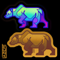 Image 1 of Grizzly Bear - Stickers