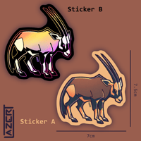 Image 2 of Gemsbok - Stickers