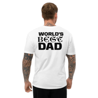 Image 1 of Classic World's Best Dad Fitted T-shirt