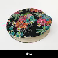Image 1 of 12” Round Microwave Tortilla Warmer - Floral